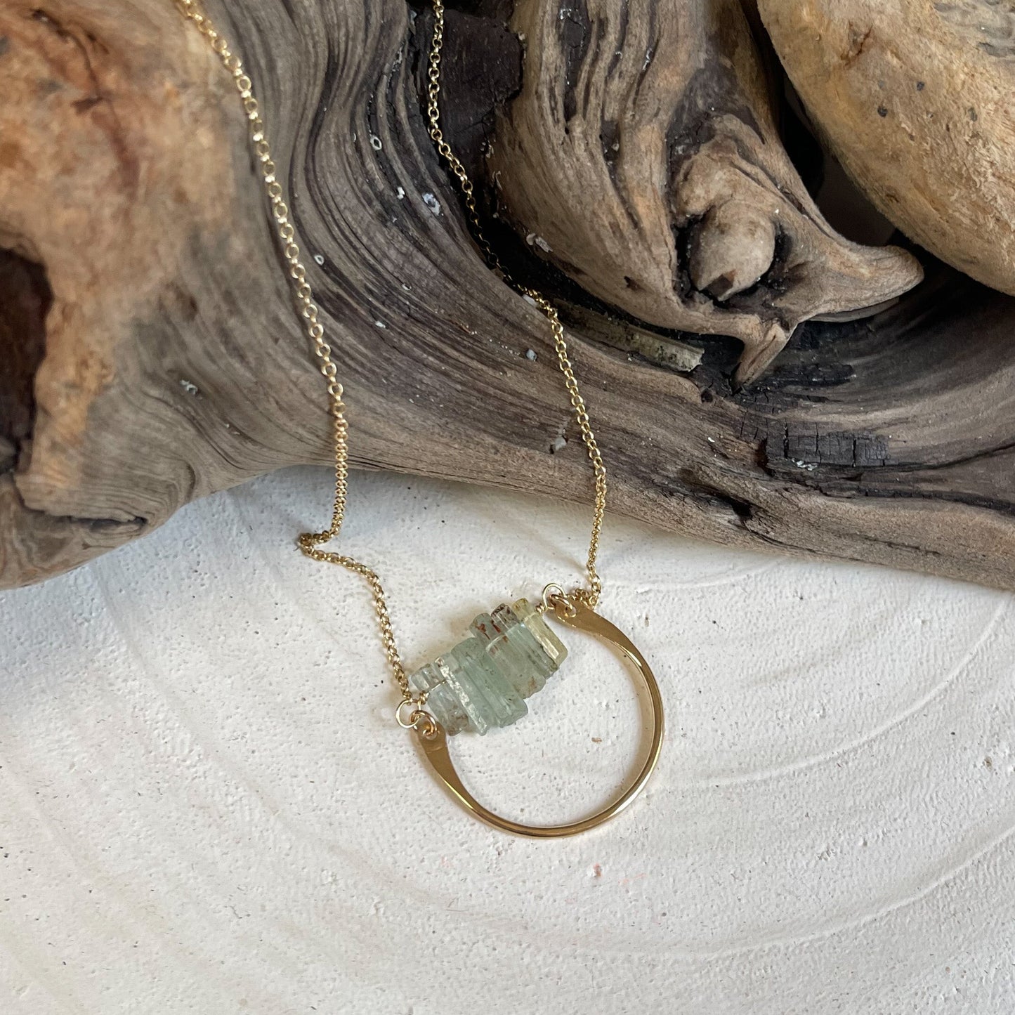 Aquamarine Gemstone Necklace