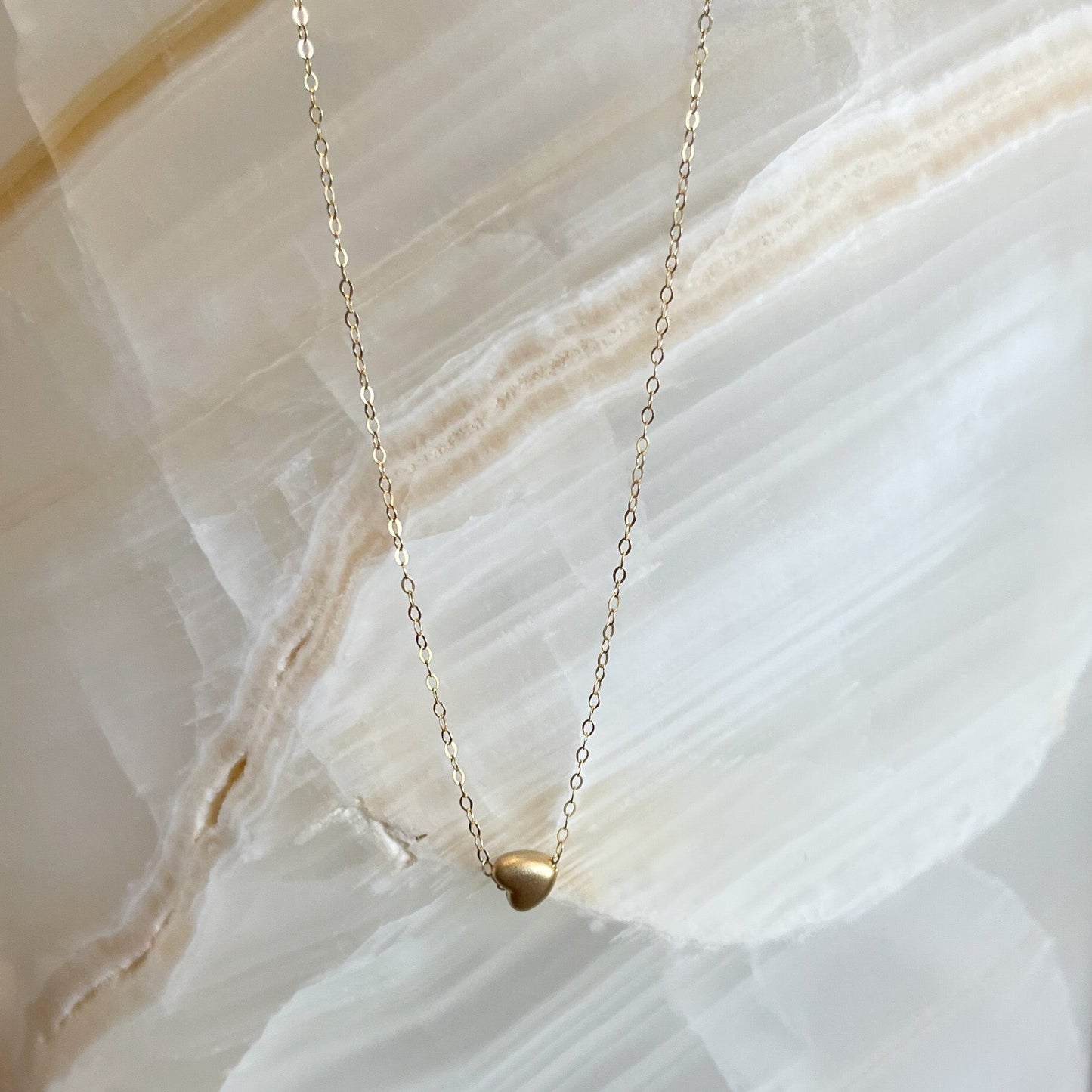Gold Heart Necklace, Boho Necklace, Gold Layering Necklace