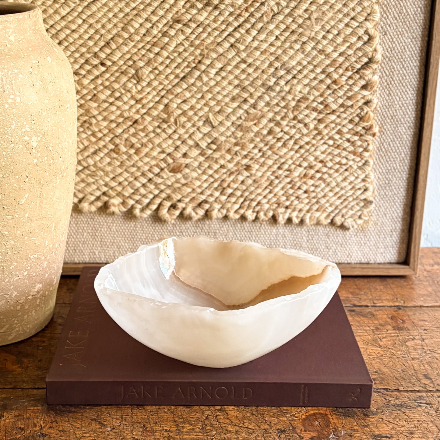 natural stone accent bowl