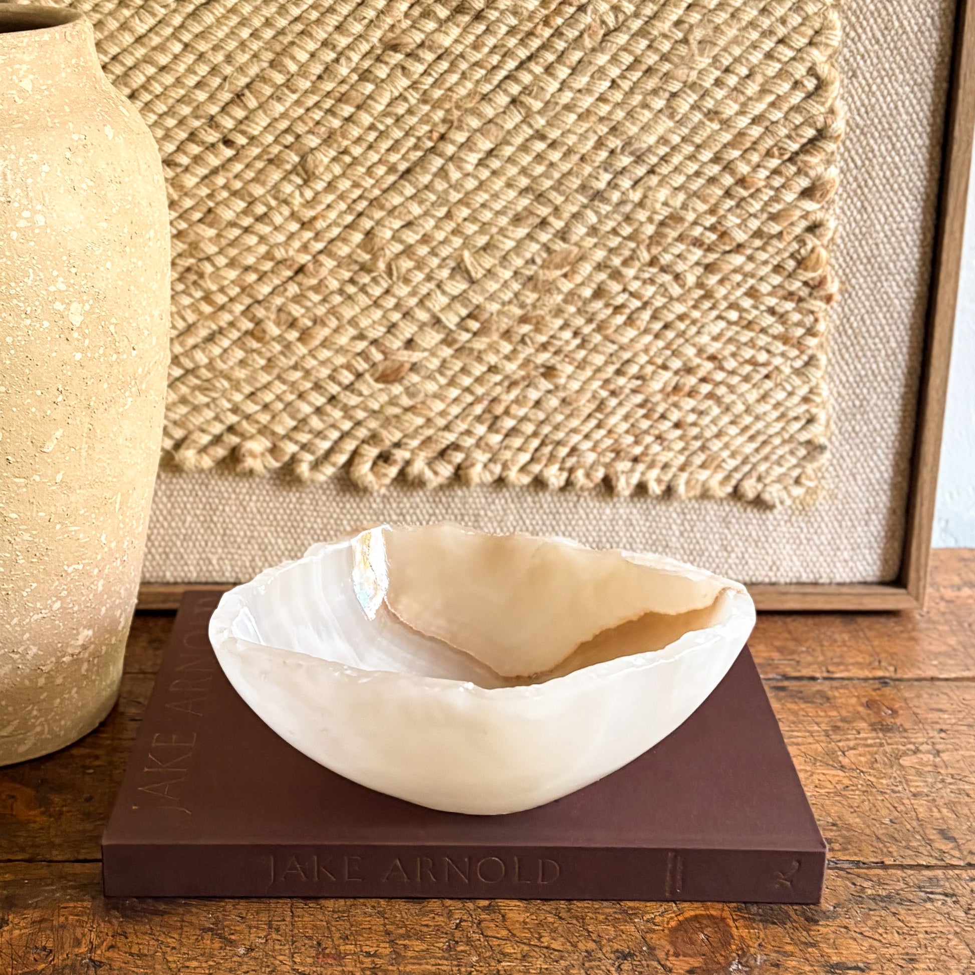 natural stone accent bowl