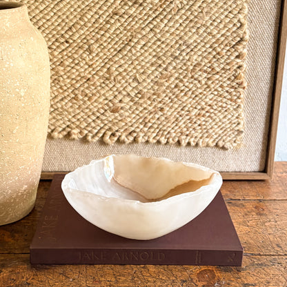 natural stone accent bowl