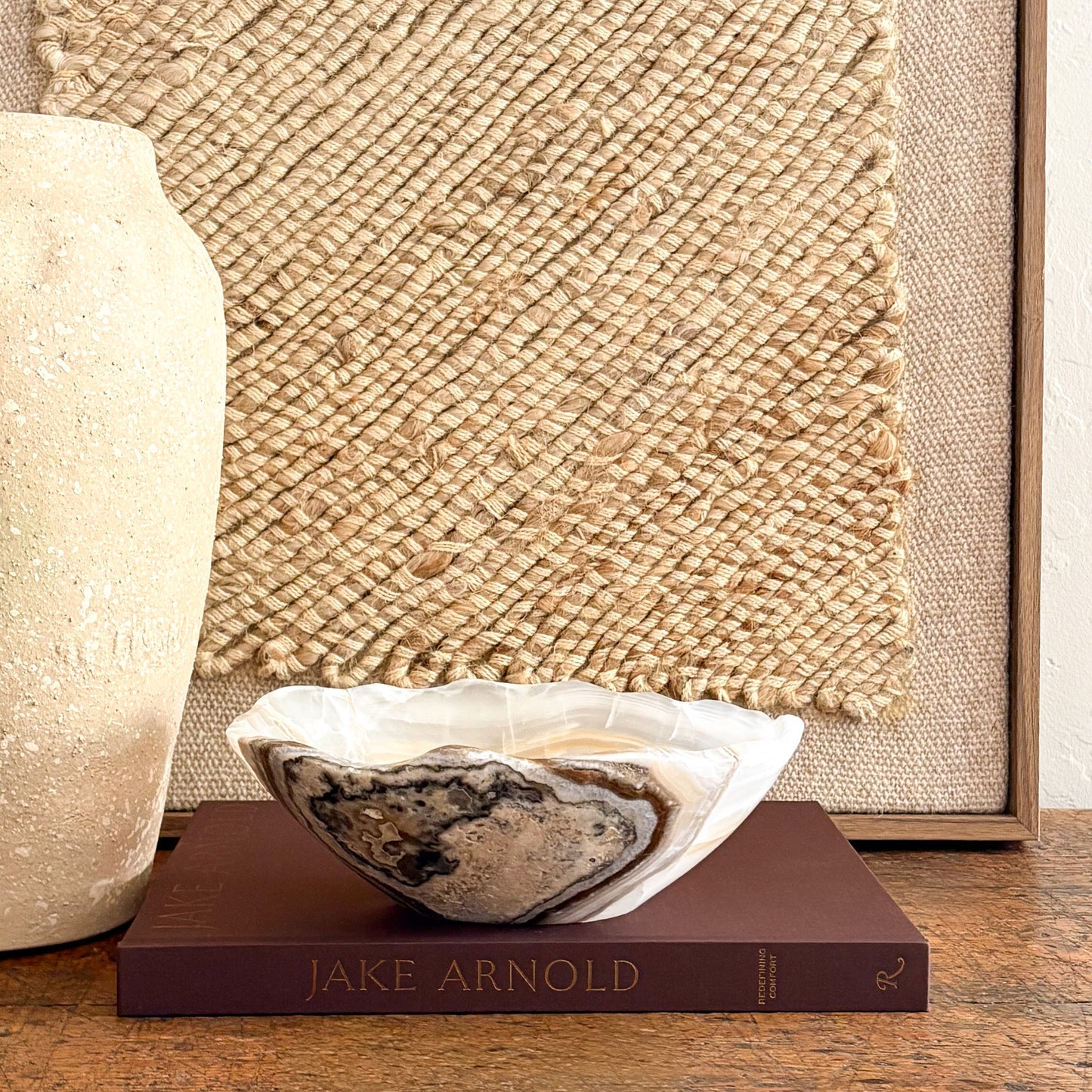 Luxury hand carved amber onyx bowl