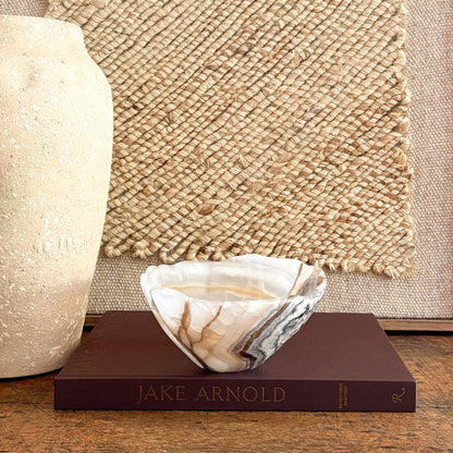 one of a kind carved stone bowl