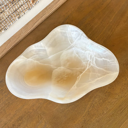 large decorative amber onyx bowl modern interior styling
