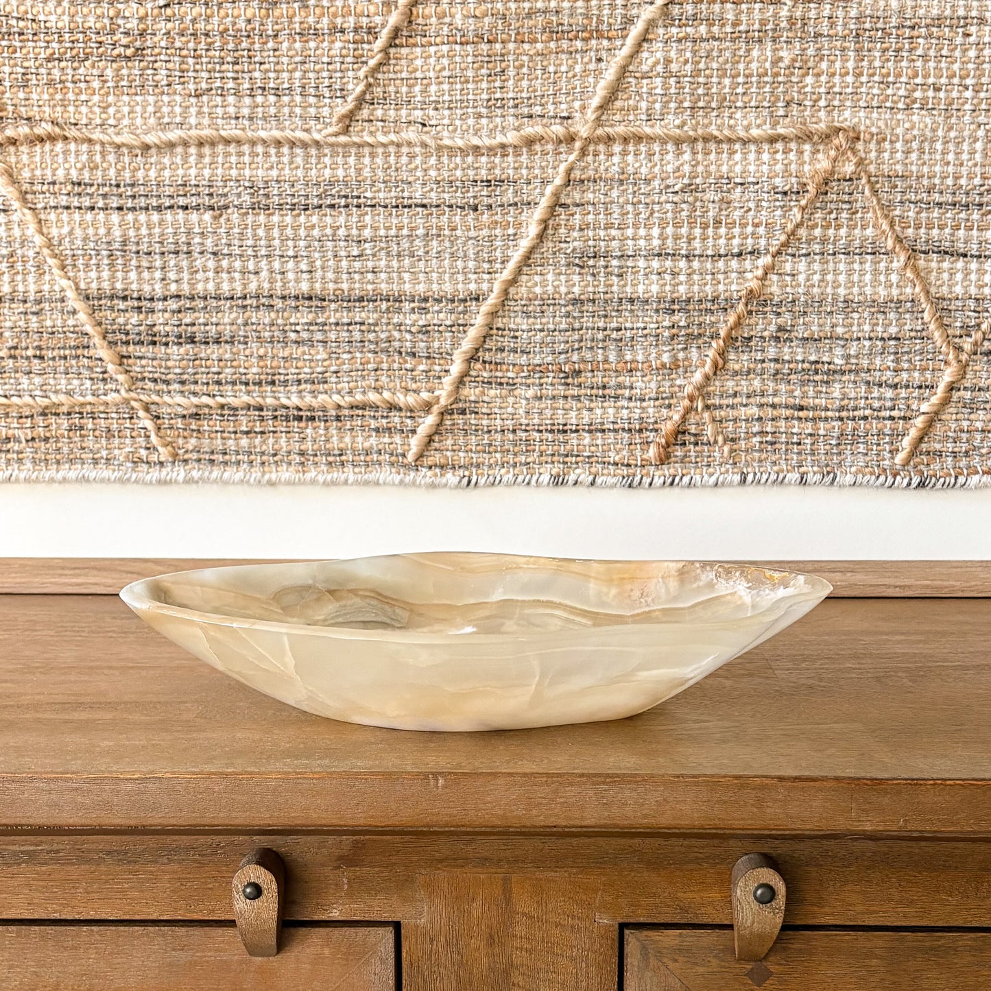 large decorative amber onyx bowl modern interior styling