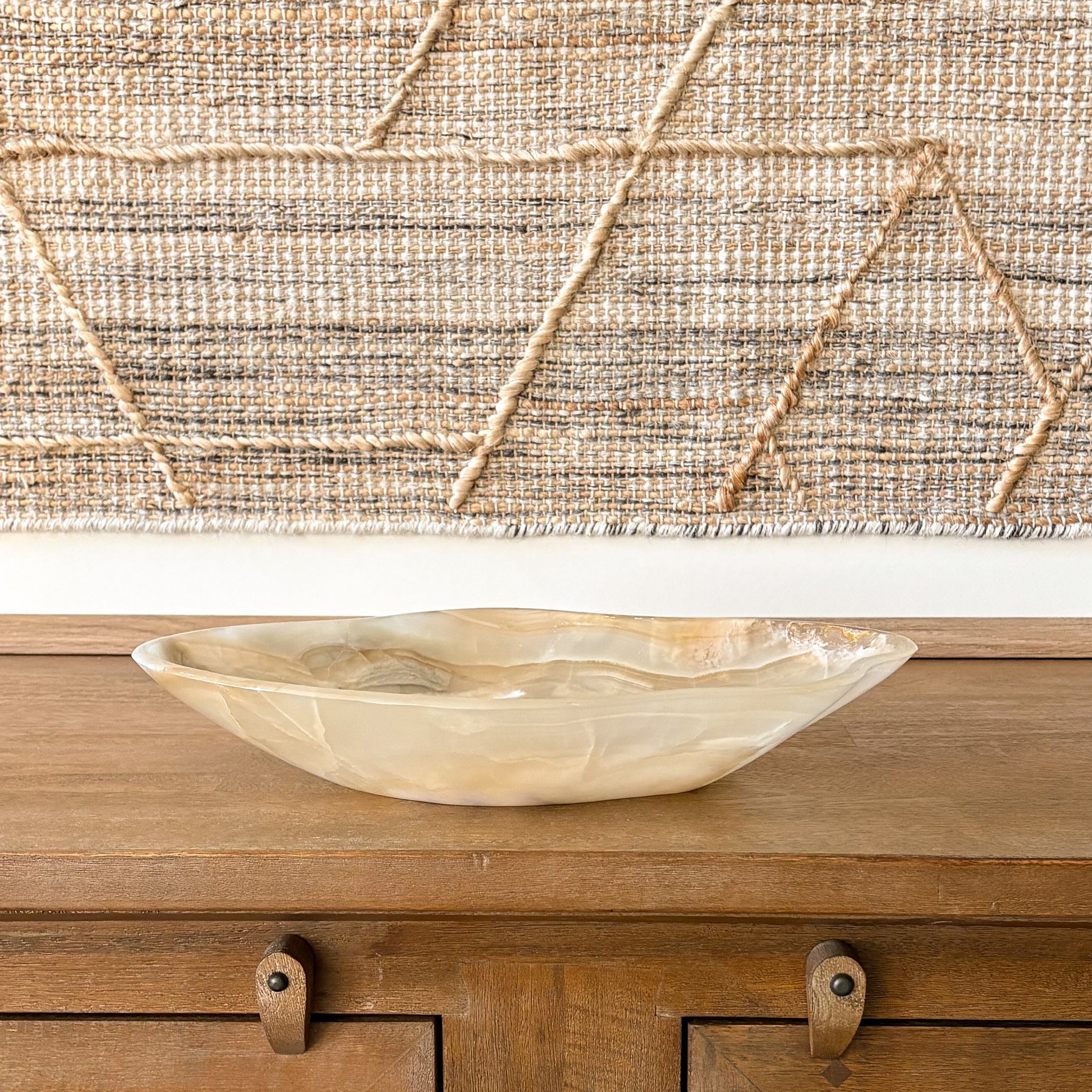 large decorative amber onyx bowl modern interior styling