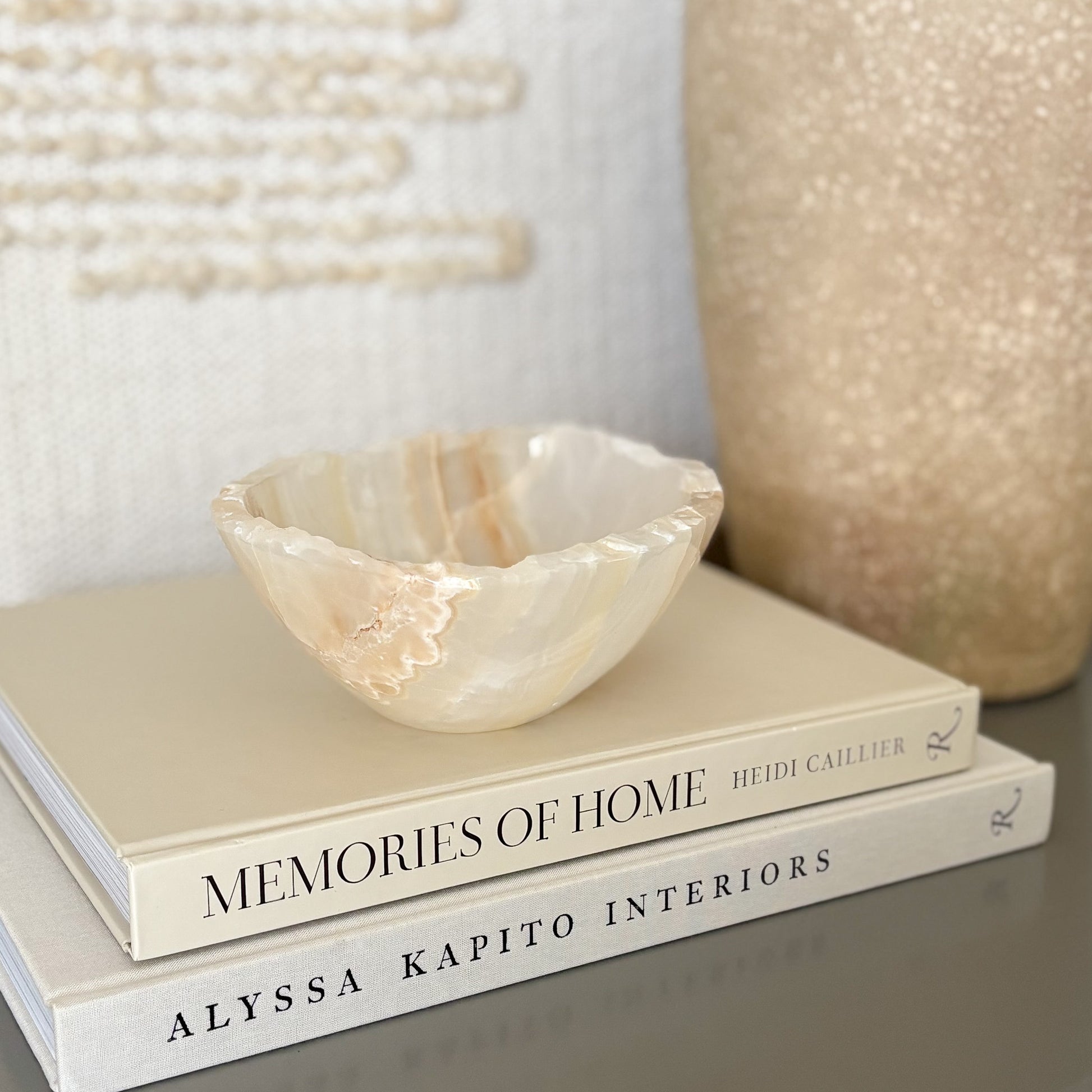 mexican onyx stone bowl
