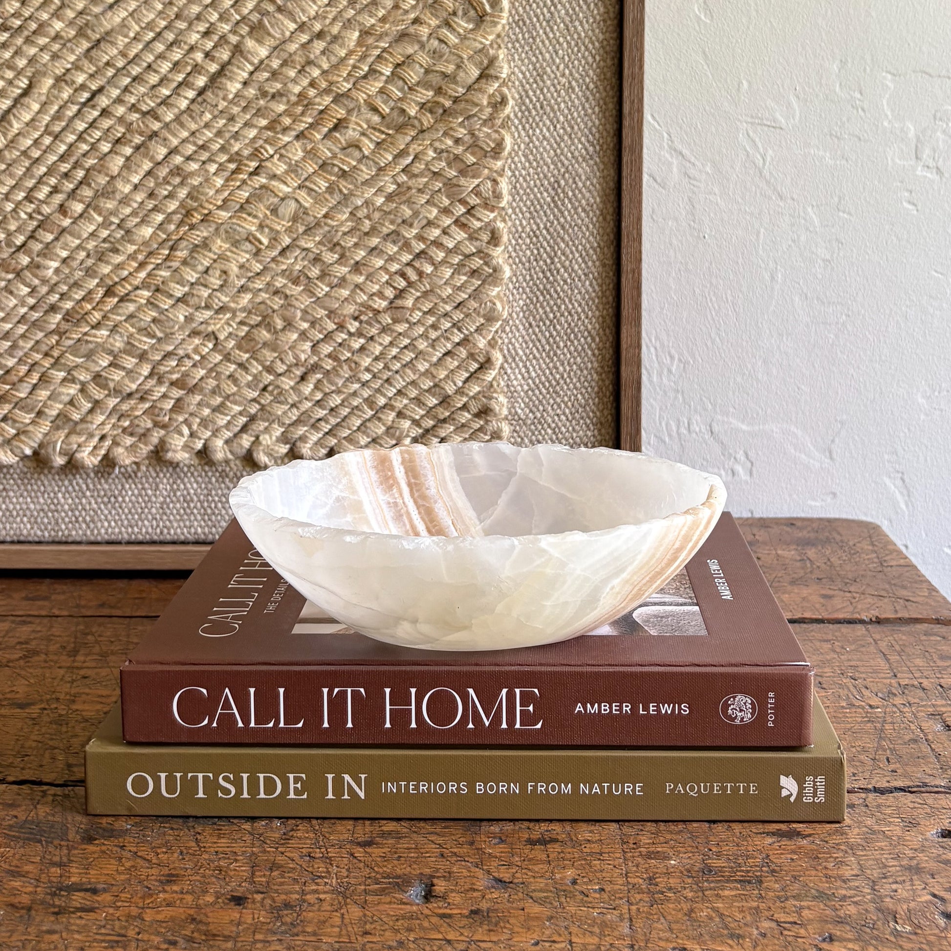 onyx coffee table bowl