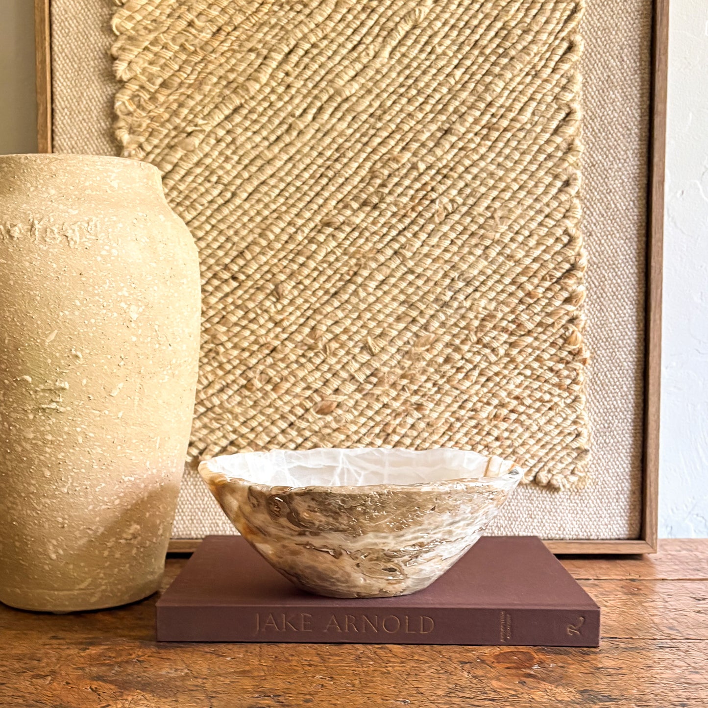 Decorative  onyx bowl