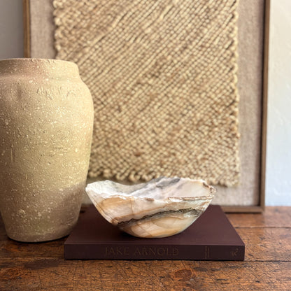 natural mexican onyx stone bowl