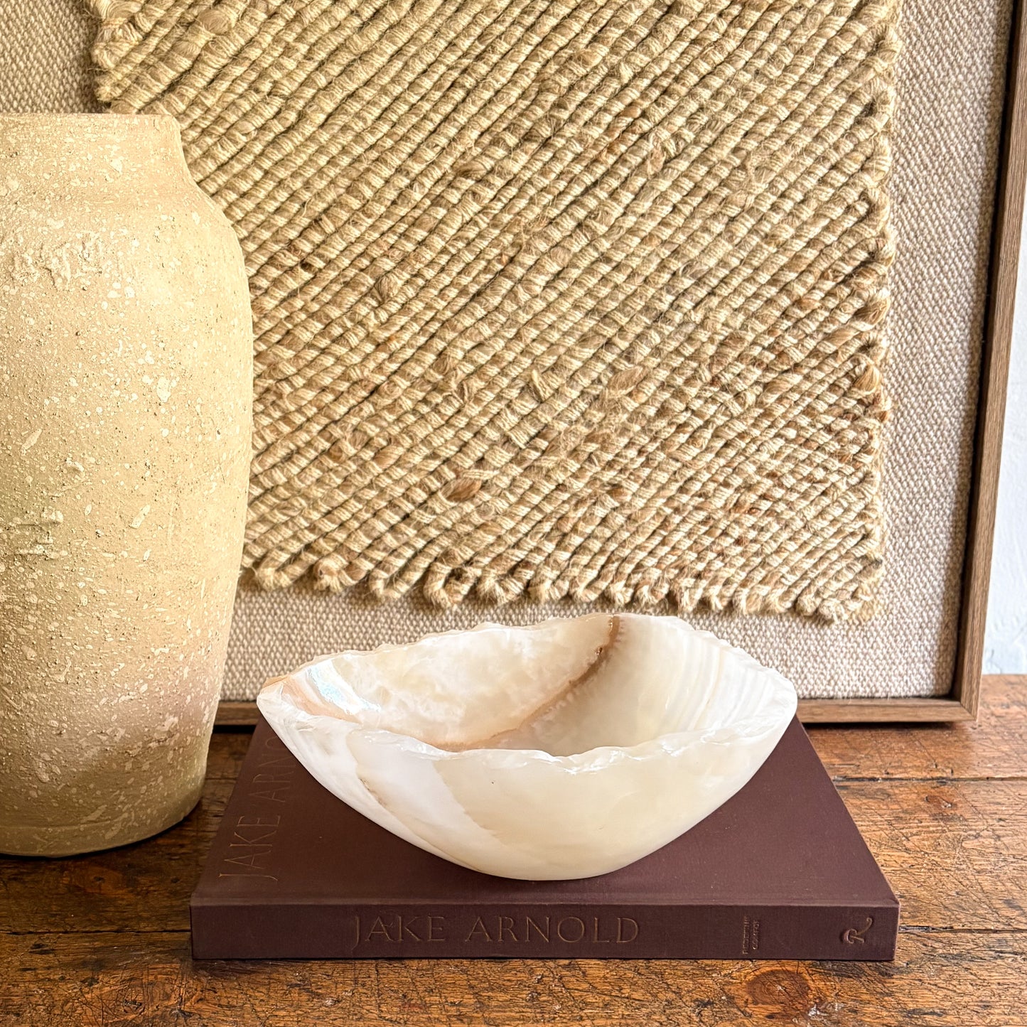 handmade natural stone bowl