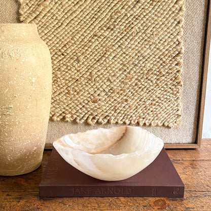 handmade natural stone bowl