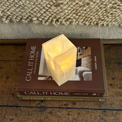 Amber Onyx Tealight Candle Holder