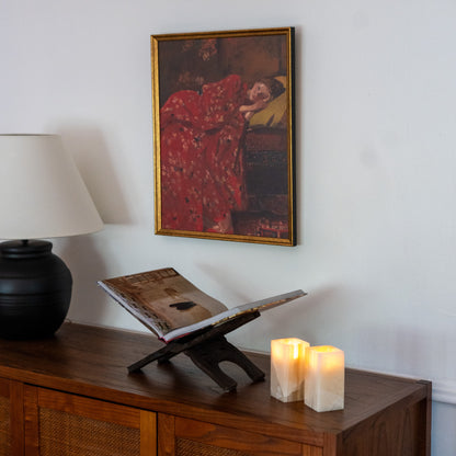 Genuine amber onyx stone candle holders for upscale home styling