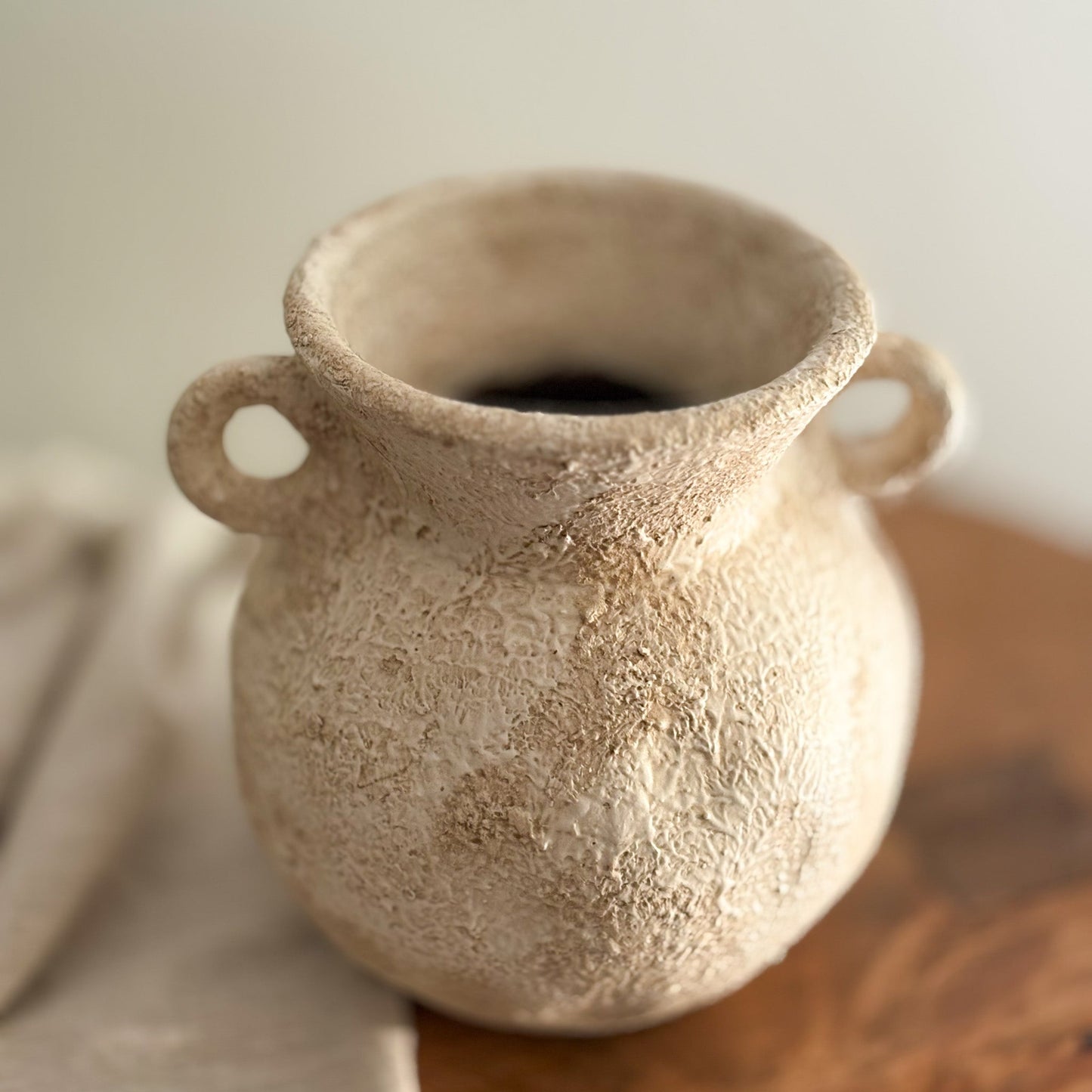 handcrafted ceramic vase