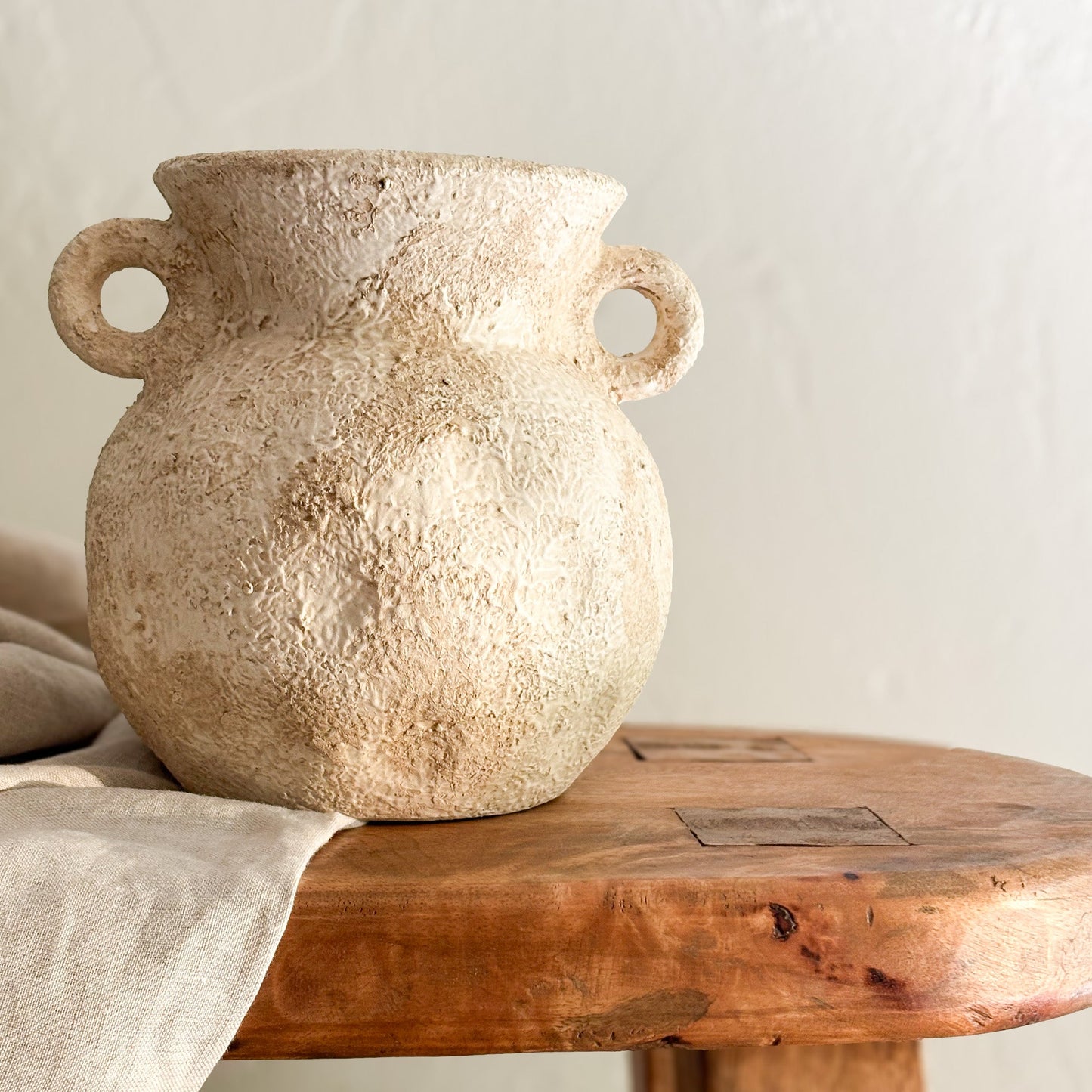 rustic ceramic vase