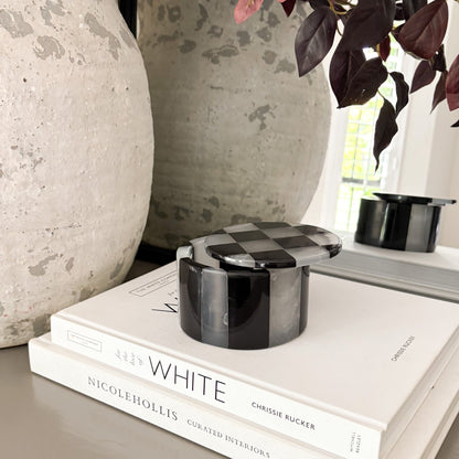 marble and onyx ring dish