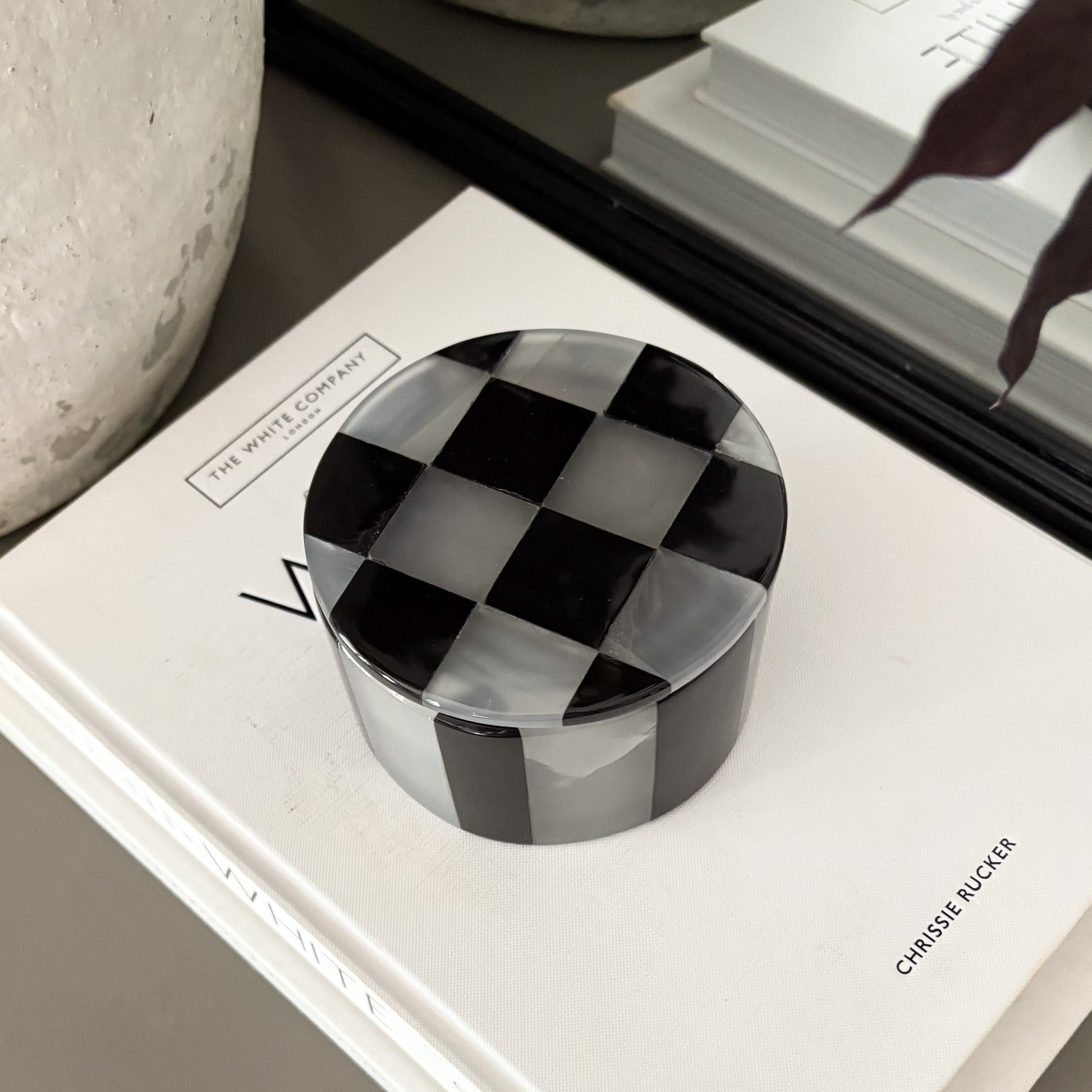 natural stone lidded box