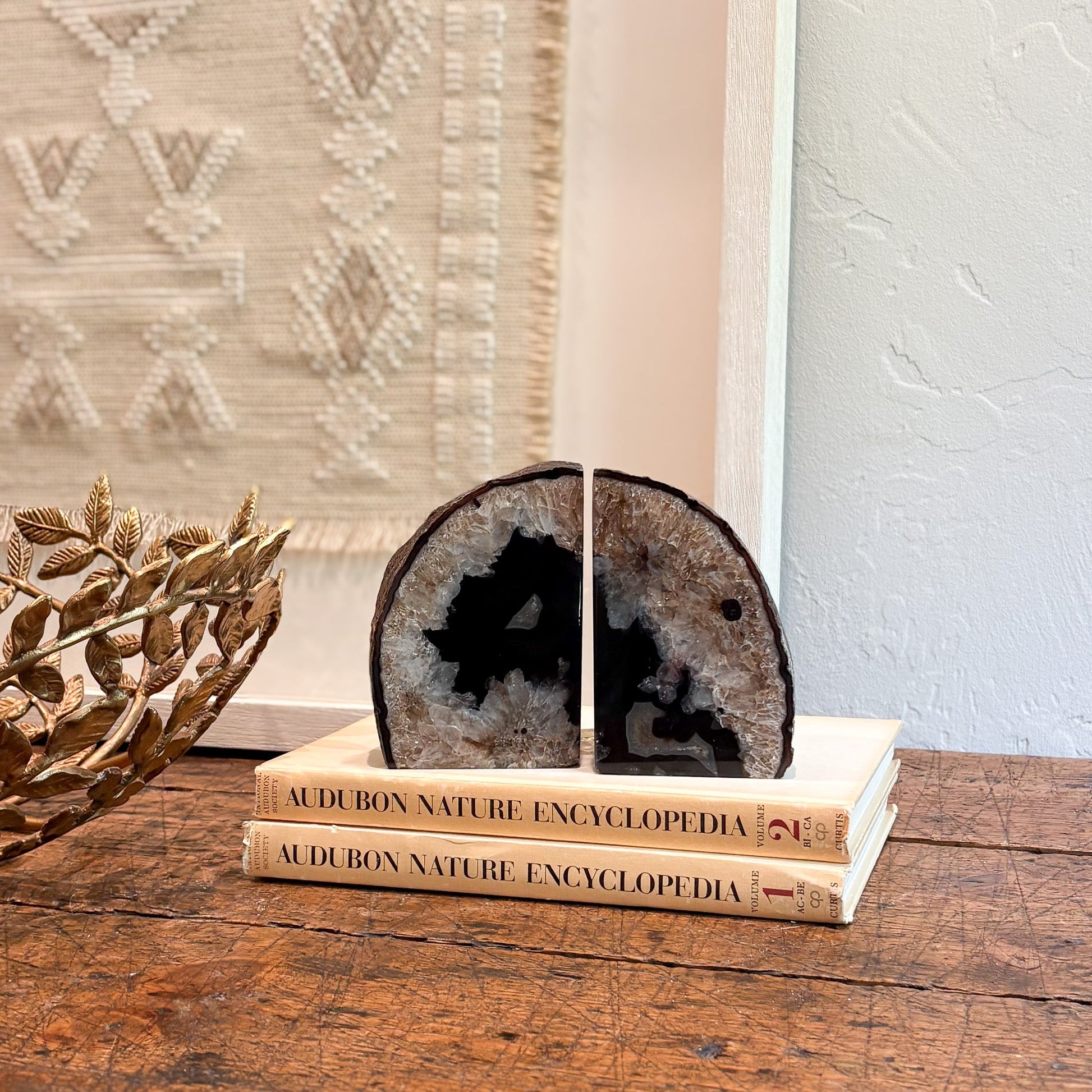 geode bookend pair