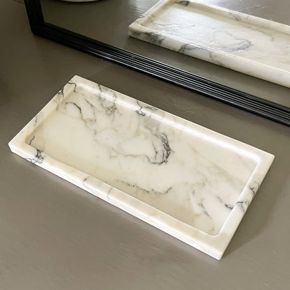 marble vanity tray, natural home accents