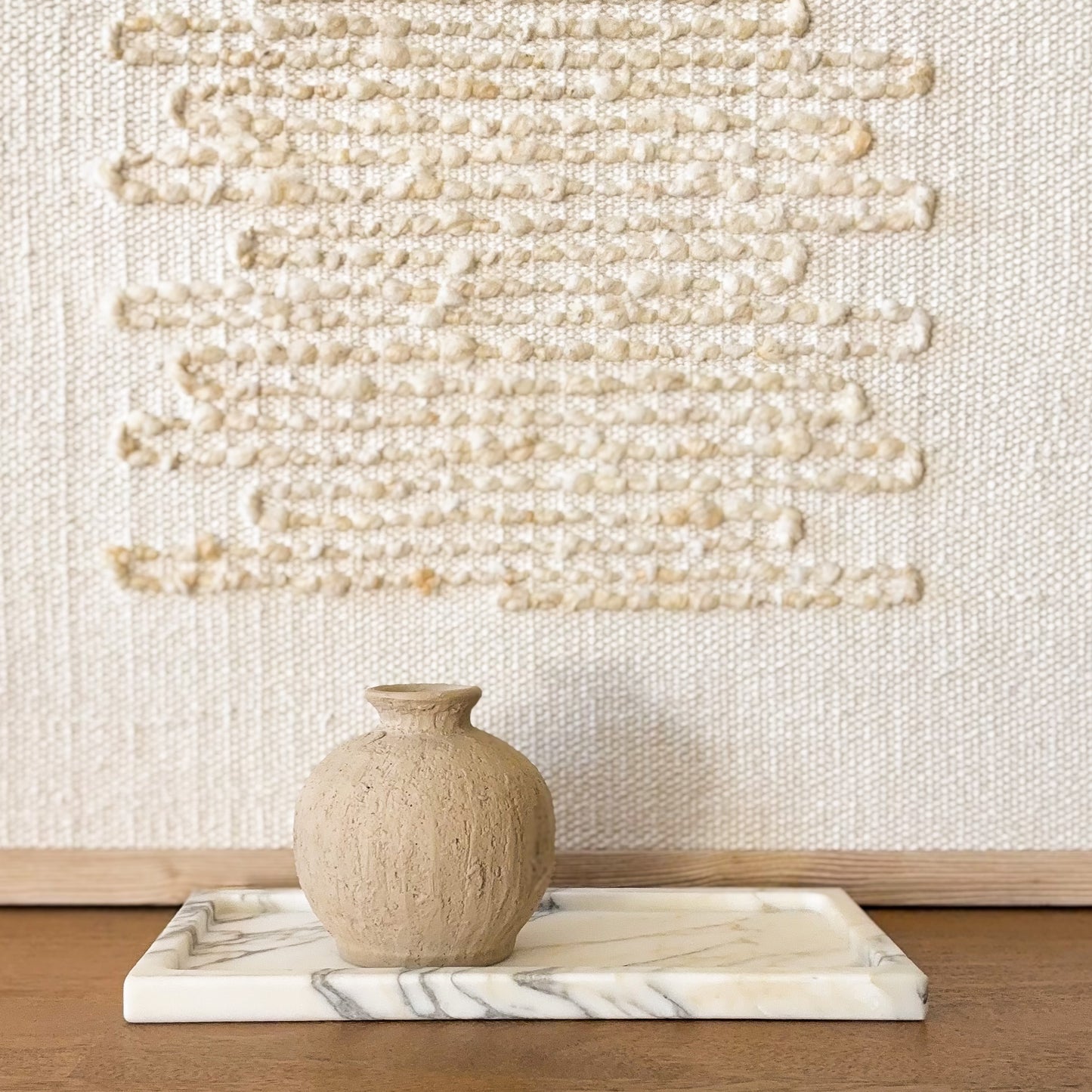 Luxury Italian Calacatta Vagli marble decorative tray