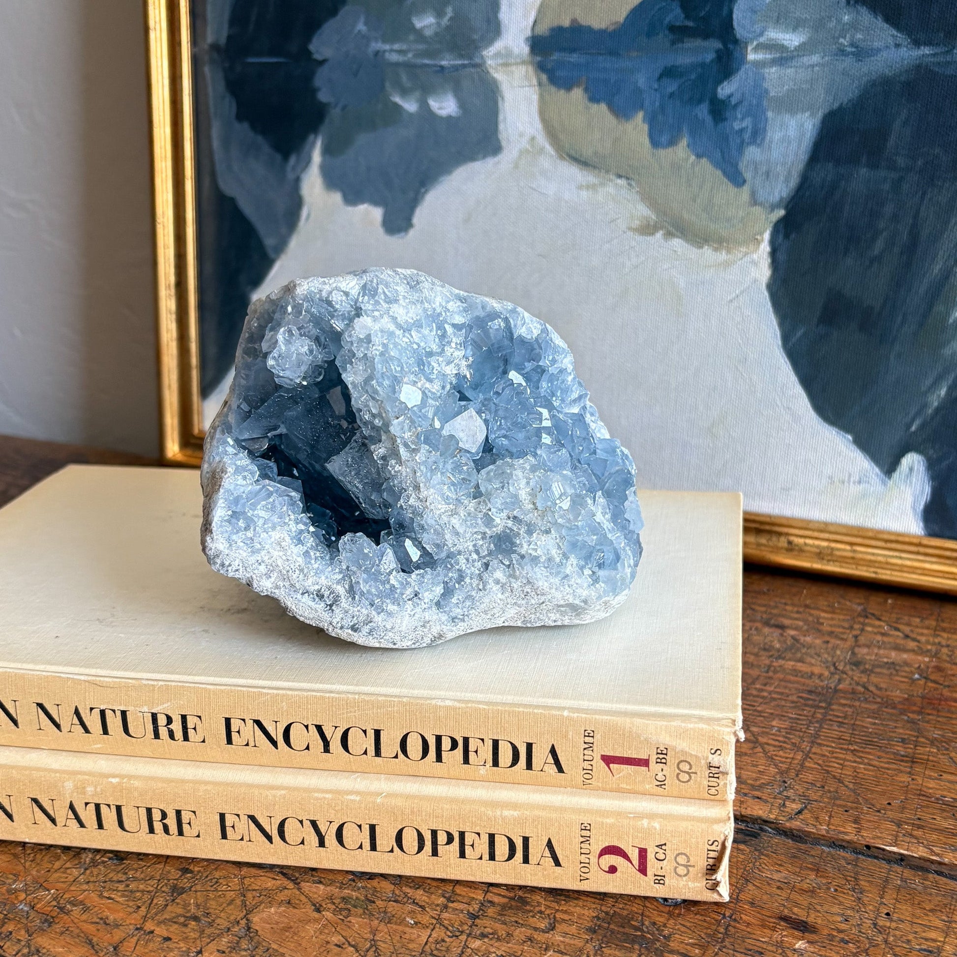 blue quartz crystal