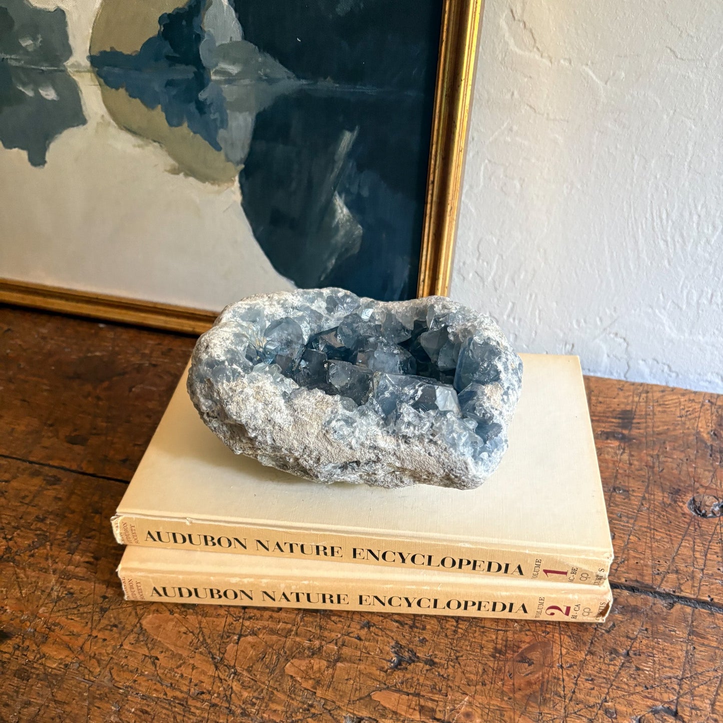 blue crystal geode 