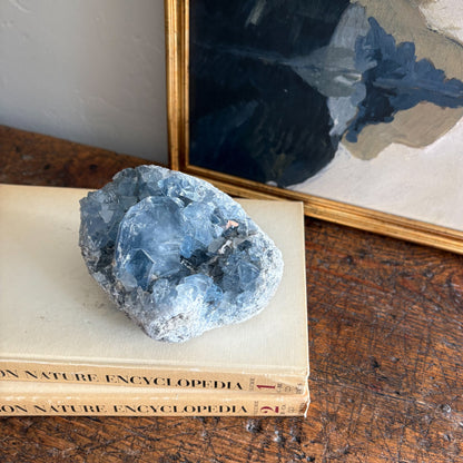 madagacar natural blue geode crystal