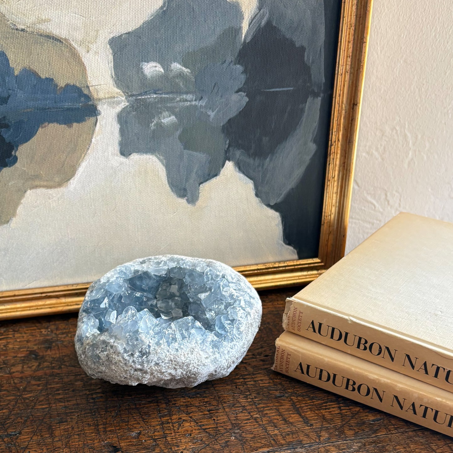 madagascar blue crystal cluster