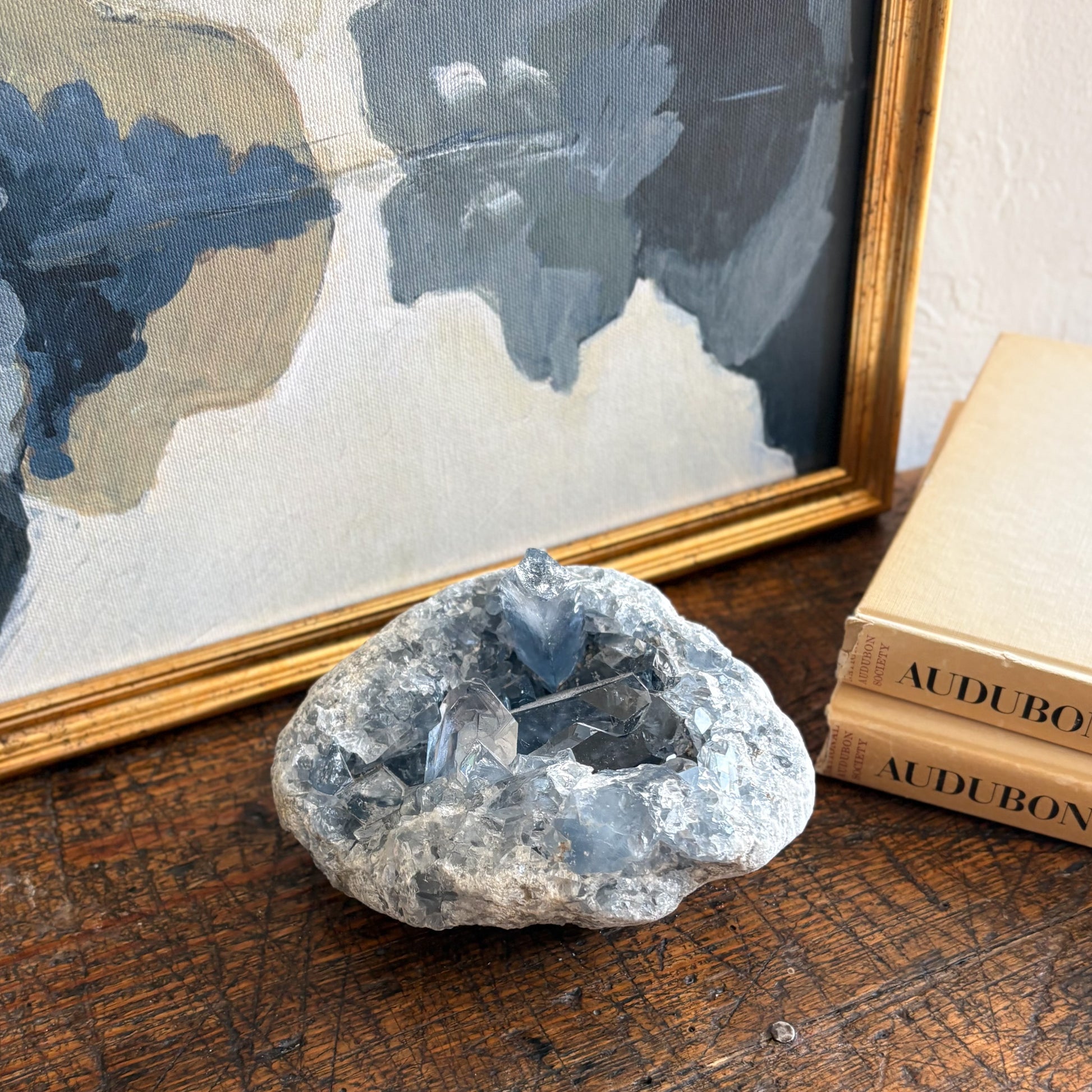 natural blue madagascar crystal 