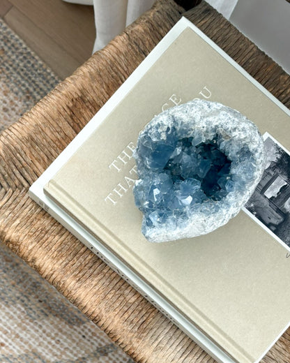 Celestite Crystal Cluster