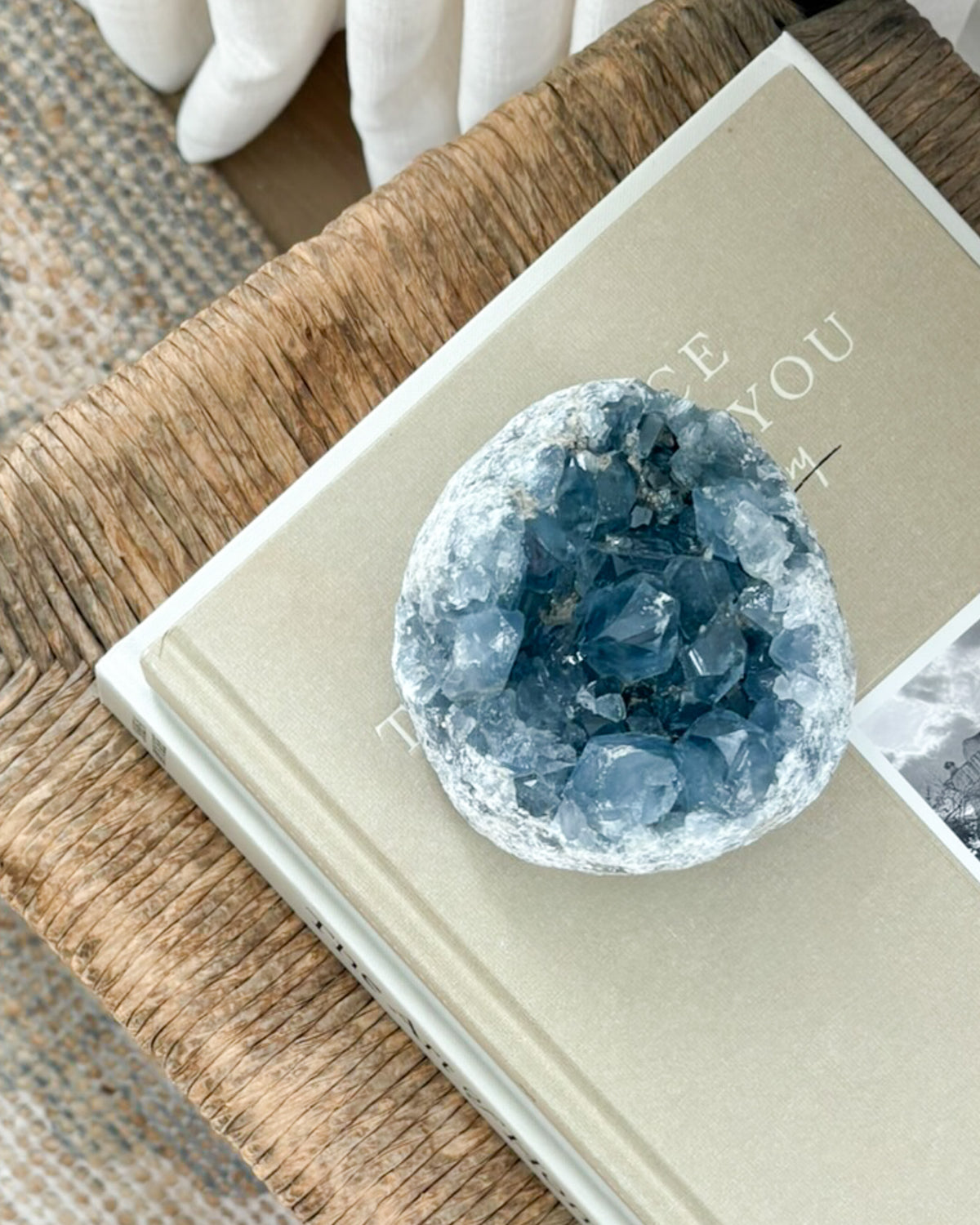 Celestite Crystal Cluster