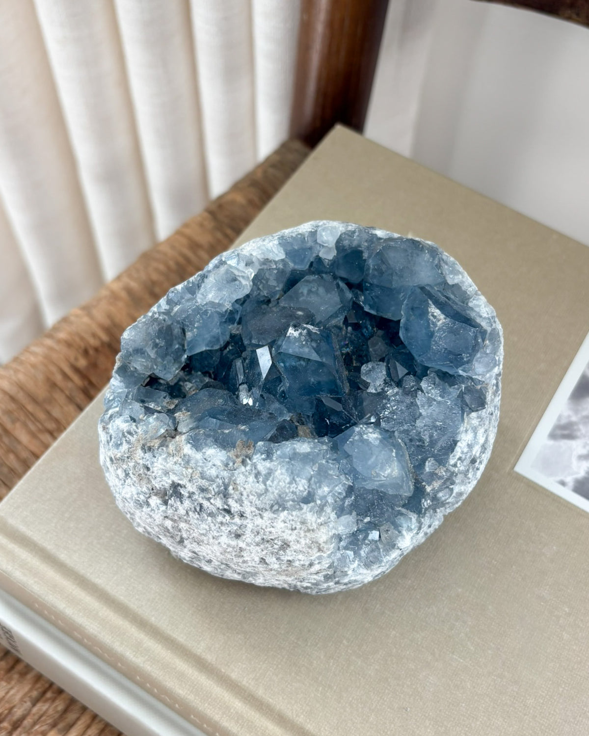 Celestite Crystal Cluster