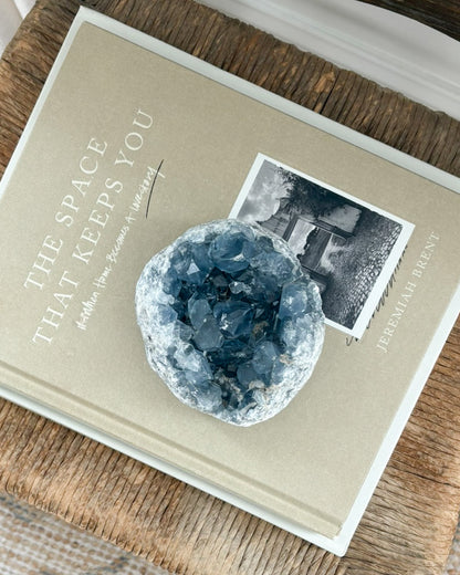 Celestite Crystal Cluster