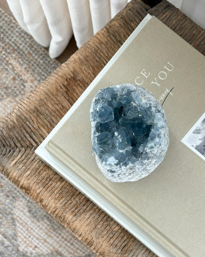 Celestite Crystal Cluster