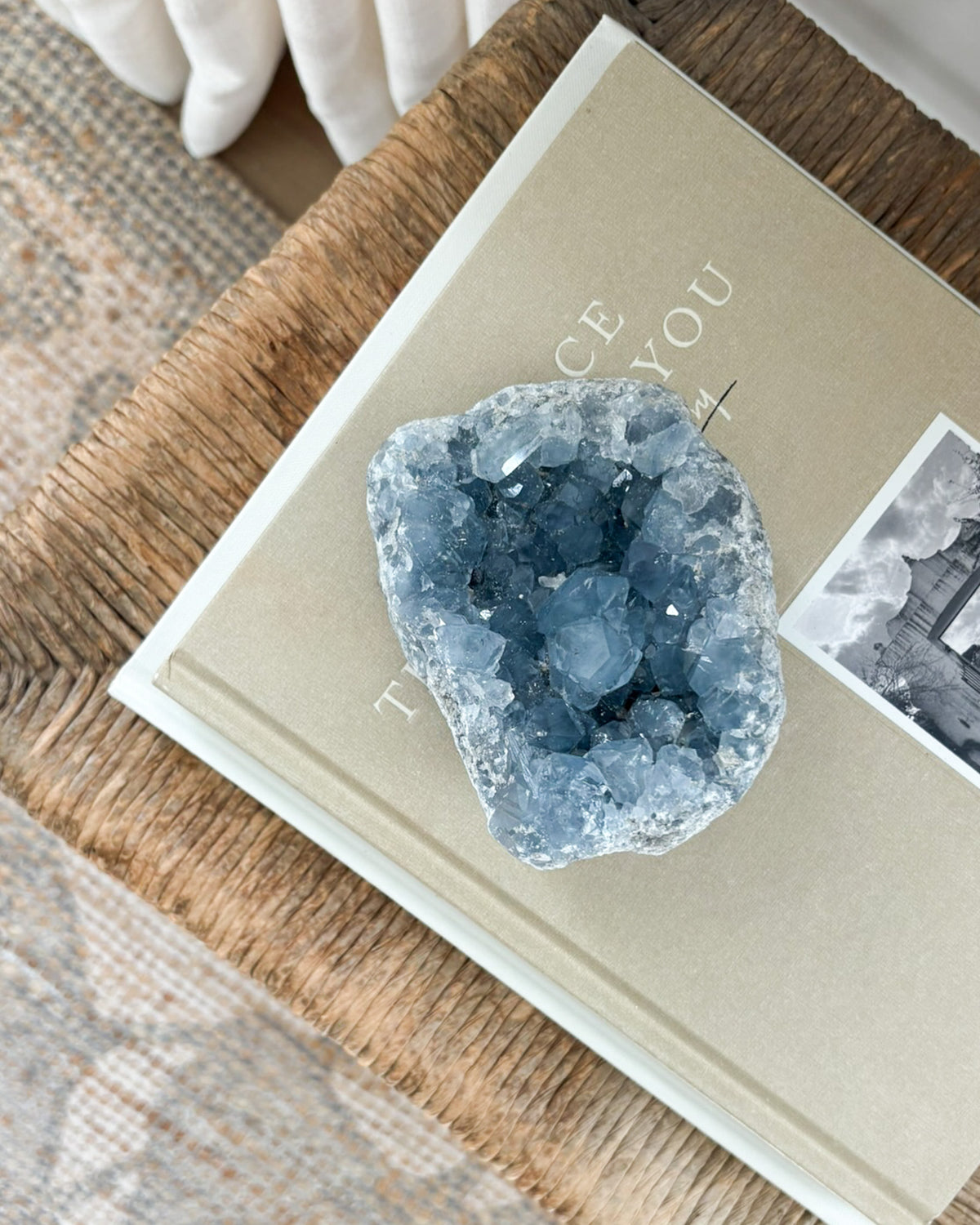 Celestite Crystal Cluster