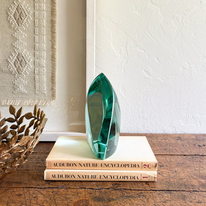 green glass home accents