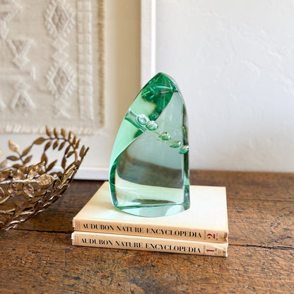 green glass home decor
