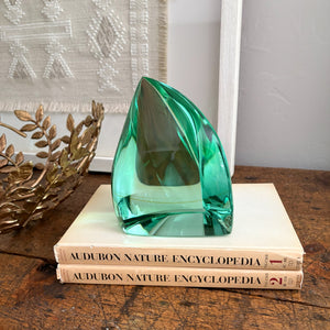 green glass home accents