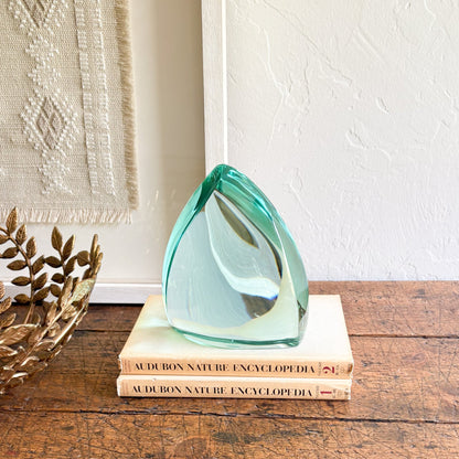 green glass home accents
