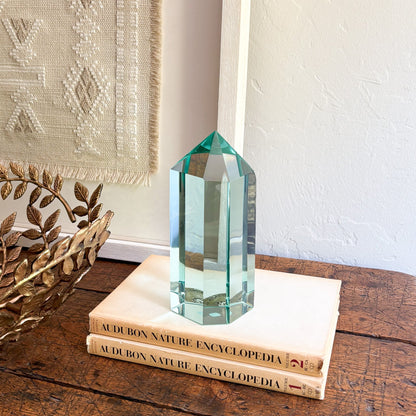 modern green glass home decor