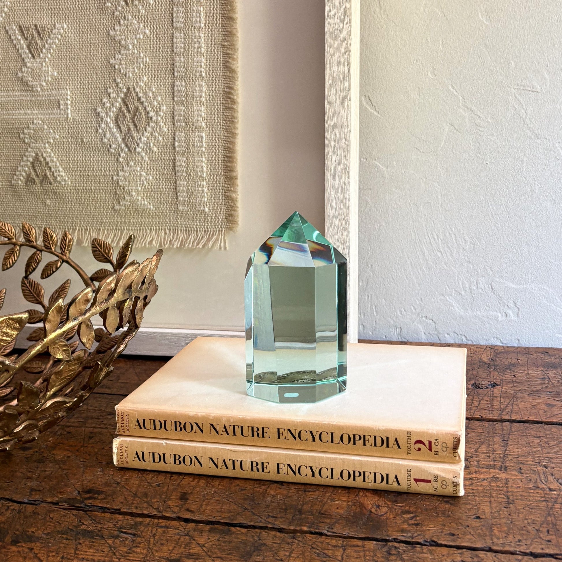 modern green glass home decor