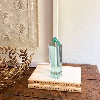 modern green glass home decor