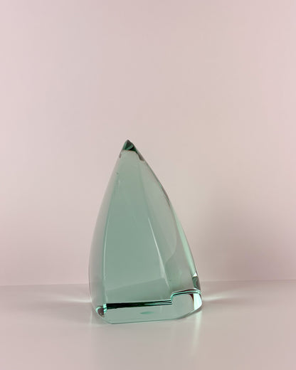 Green Glass Sculpture