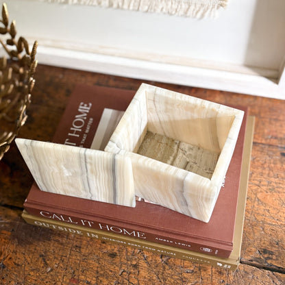 onyx jewlery box with lid