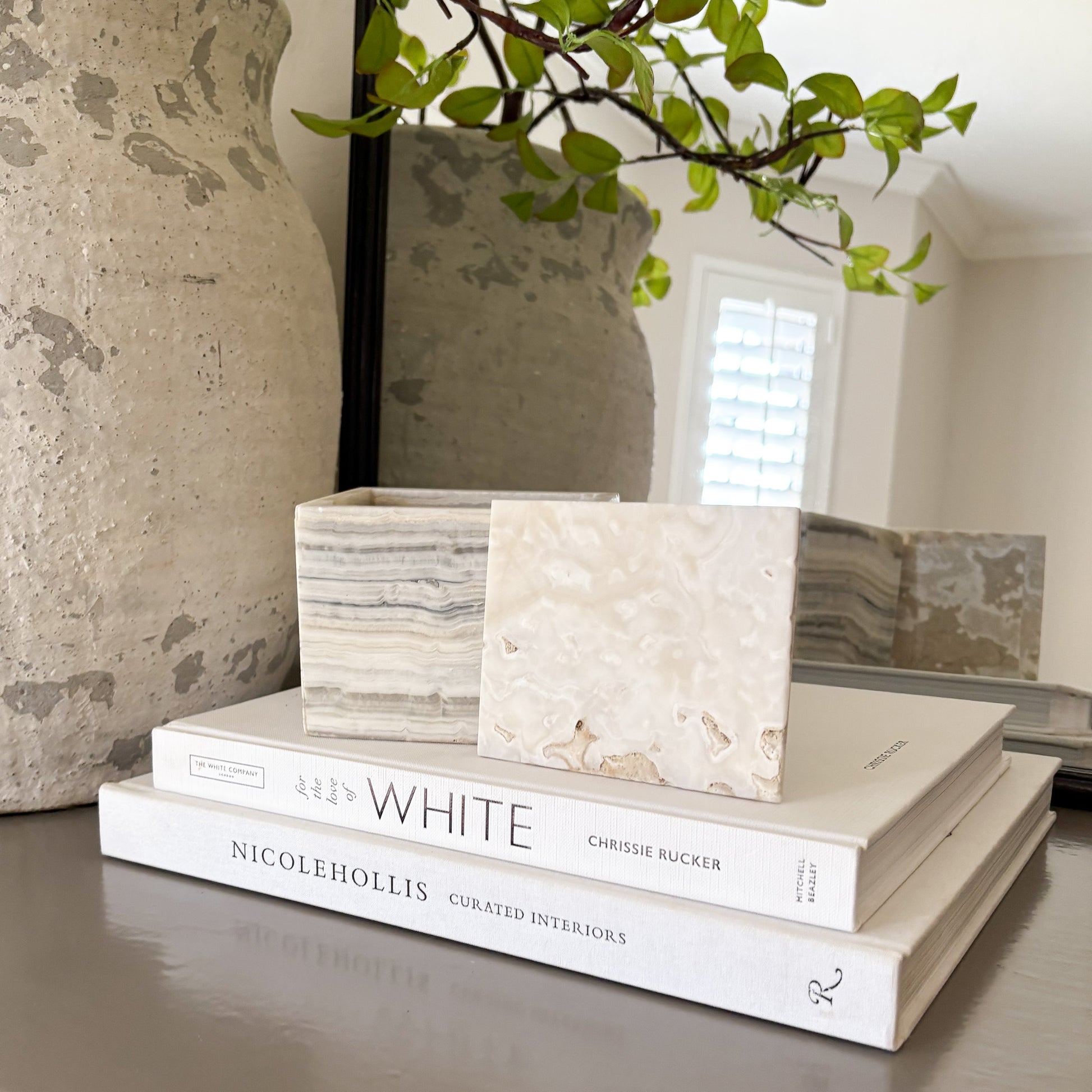 onyx jewelry box, neutral home decor