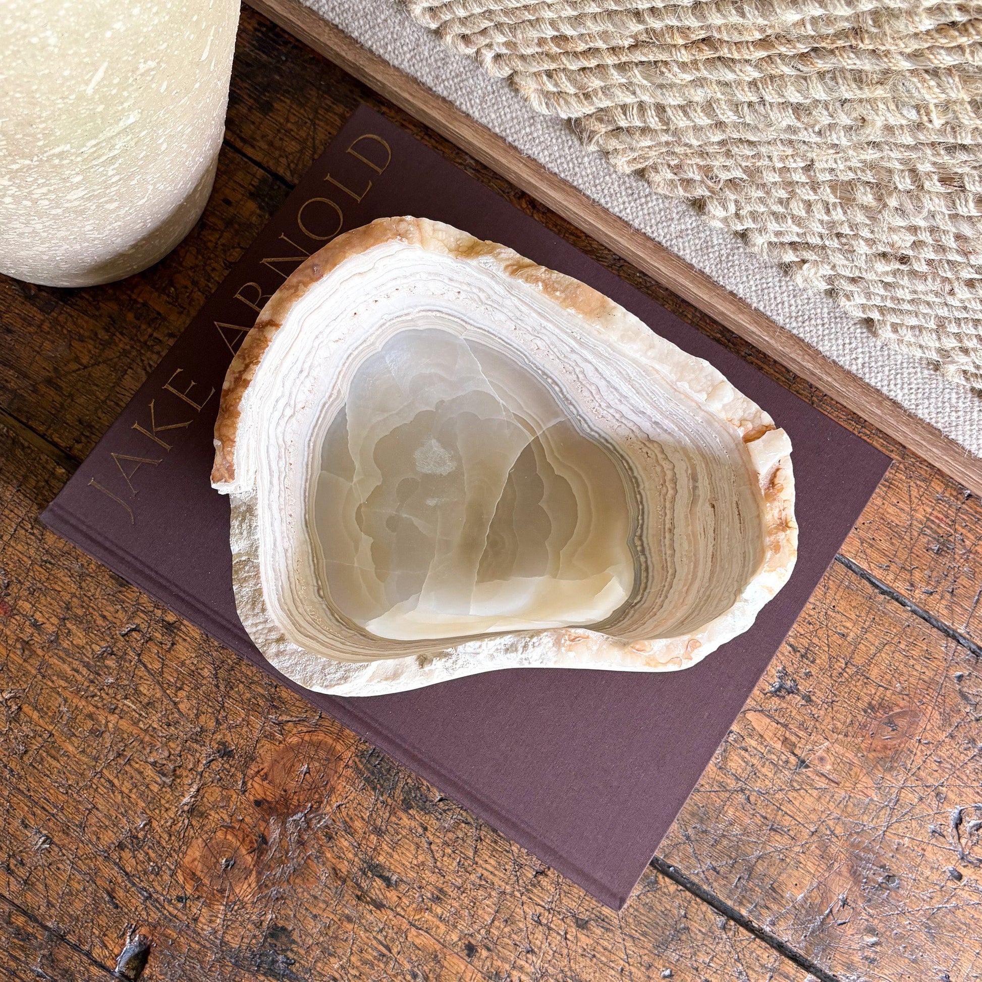 natural onyx stone coffee table bowl
