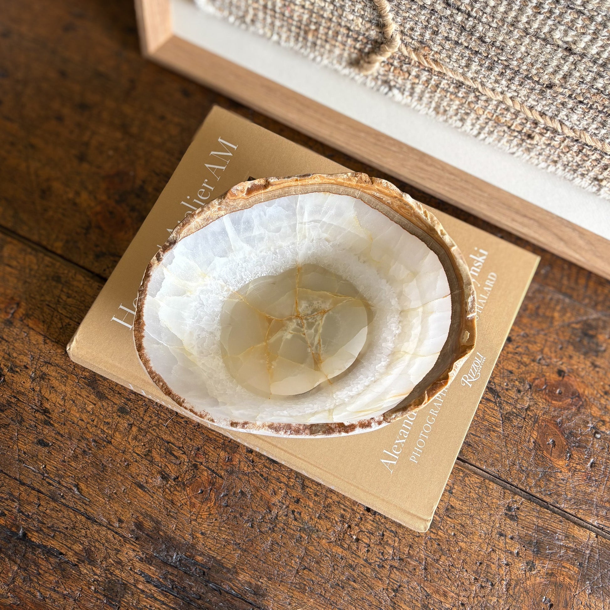 onyx coffee table bowl