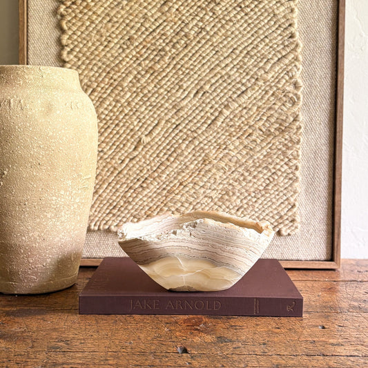 neutral onyx bowl