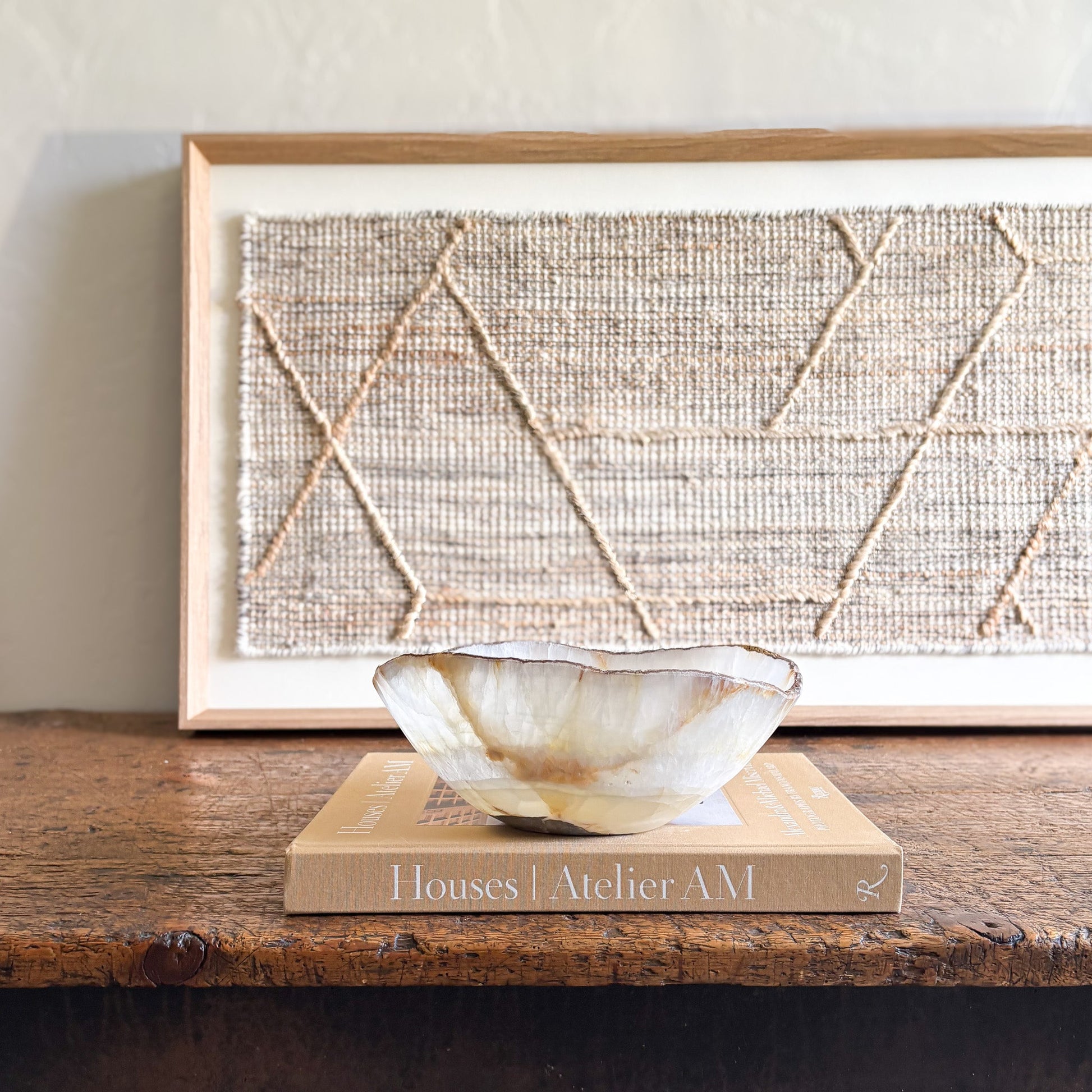 natural mexican onyx stone bowl
